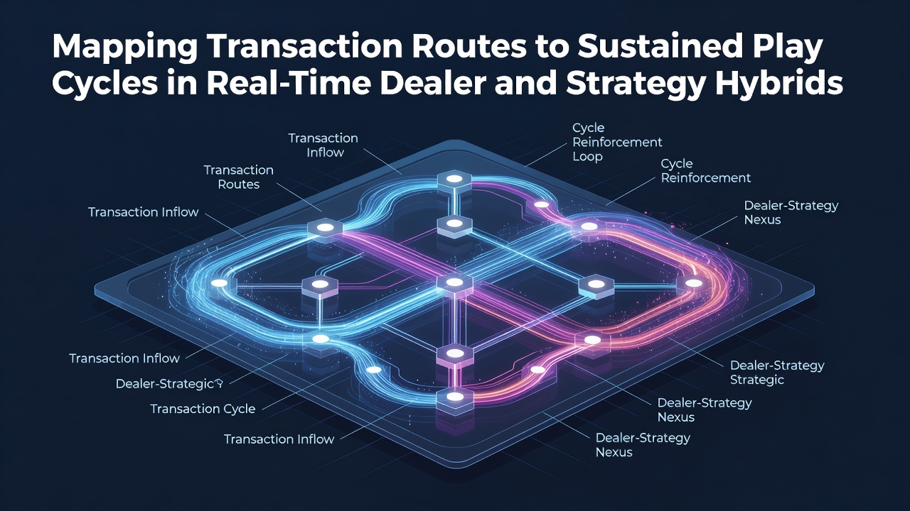 Diagram showing transaction pathways connecting deposits to extended play sessions in live dealer environments