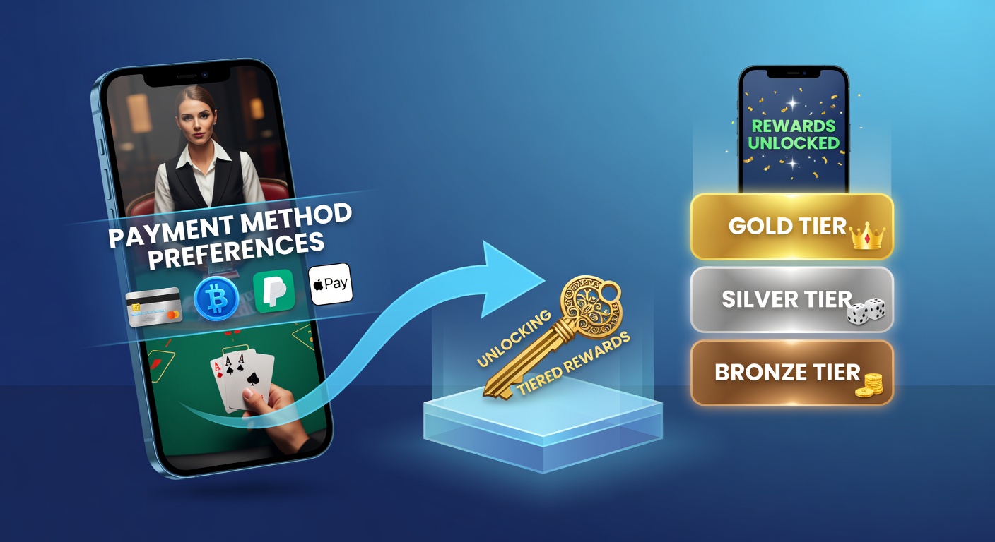 Mobile users engaging with live dealer tables through preferred payment options that unlock progressive reward tiers
